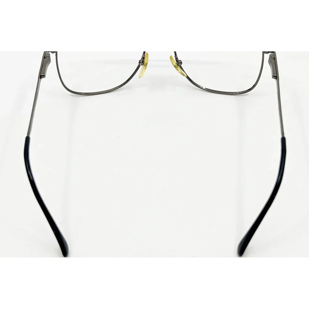 J&B Daniel Flex Gun Eyeglasses Mens Gunmetal Aviator Frames 56-18-140